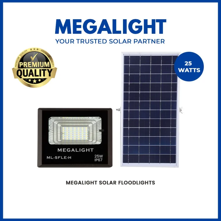 SOLAR FLOODLIGHTS WITH SOLAR PANEL 40W