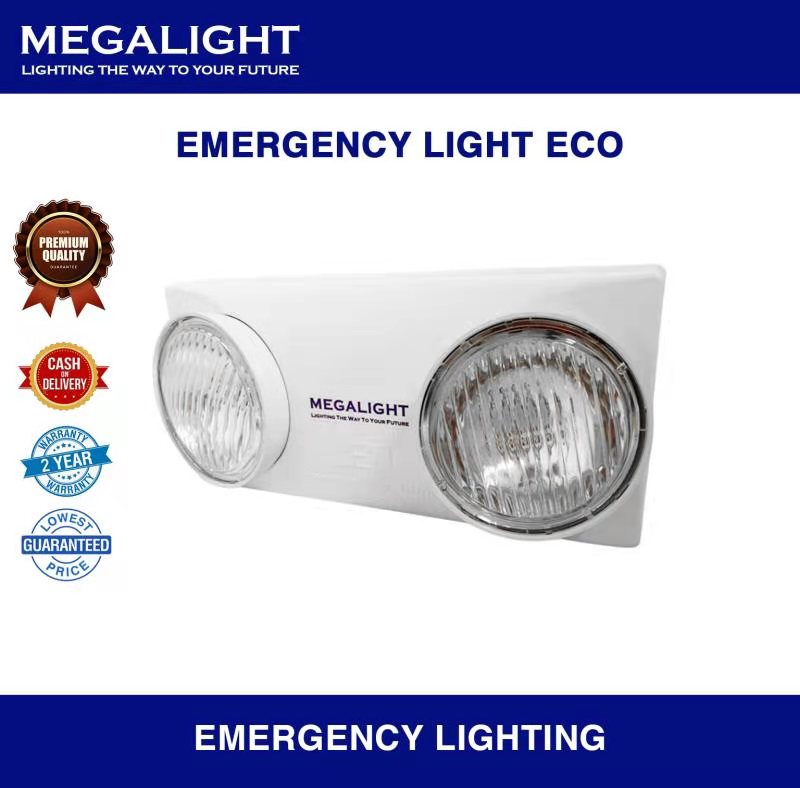 Rechargeable LED Twin Head Emergency Lamp